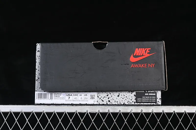 All categories Air Jordan Jordan series basketball shoes Air Jordan 5 TG version Awake NY x Air Jordan 5 "Black Metallic" AJ5 Joe 5 joint model black and gray DV4982-004